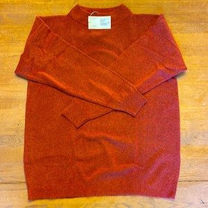 A new day, Rust colored sweater - XS
